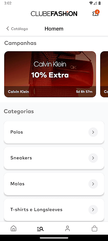Clubefashion screenshot 2