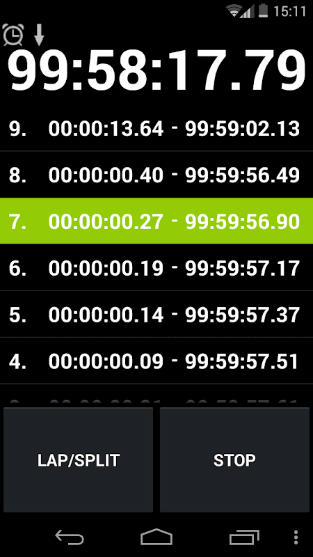 Talking Stopwatch & Timer [Countdown/up Interval] screenshot 1