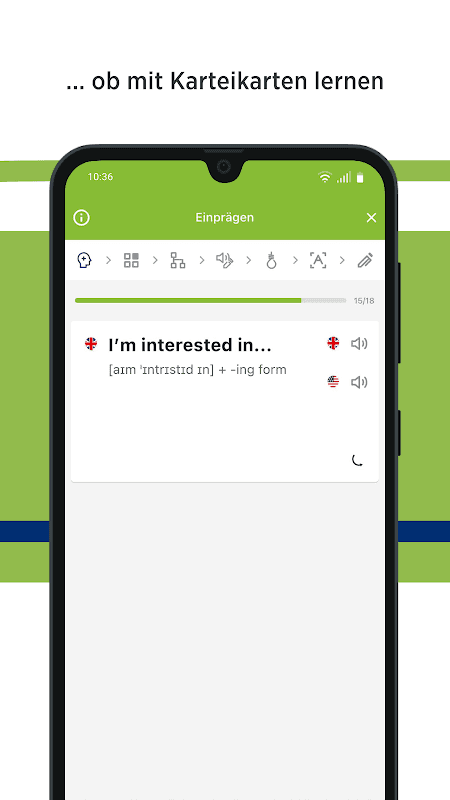 Green Line Vokabeltrainer screenshot 4