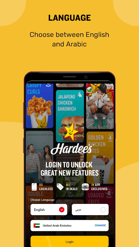 Hardee's UAE-Order fast food online for Delivery! screenshot 1