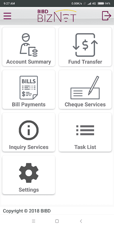 BIBD Biznet Mobile screenshot 2
