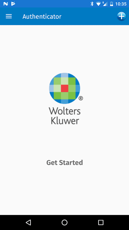 Wolters Kluwer Authenticator screenshot 1