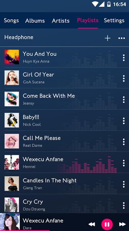 Music player screenshot 5