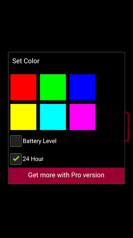 Digital Clock Seconds screenshot 3