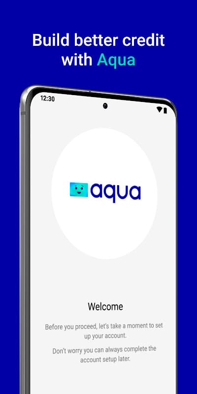 Aqua credit card screenshot 1