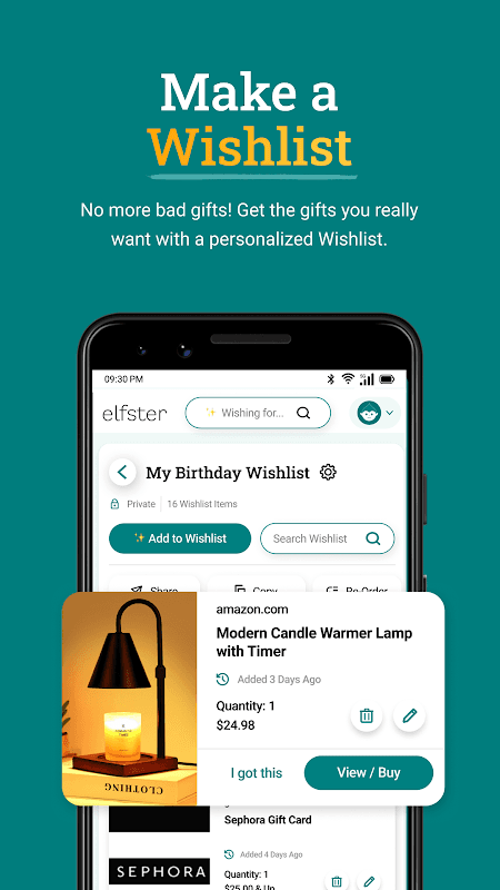 Elfster: The Secret Santa App screenshot 3