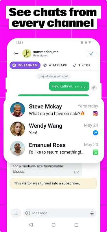 Manychat screenshot 5