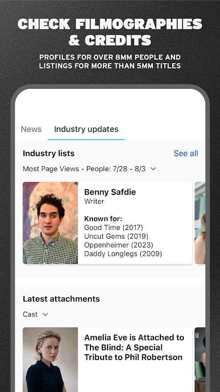IMDbPro screenshot 3