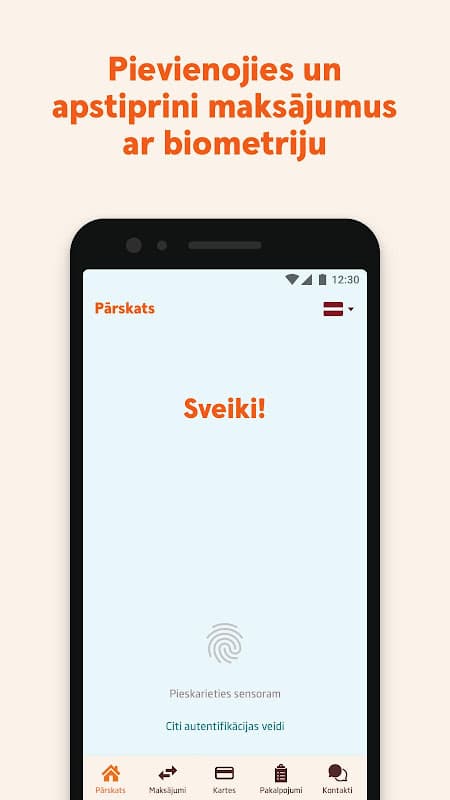 Swedbank Latvia screenshot 1
