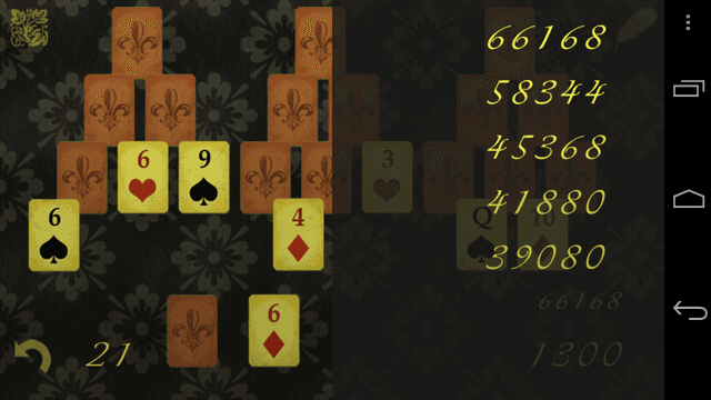Vintage Tripeaks Solitaire screenshot 5