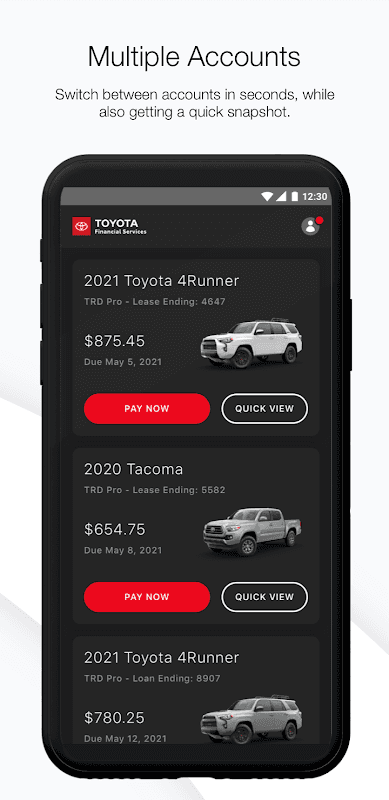 myTFS - Toyota Financial screenshot 4