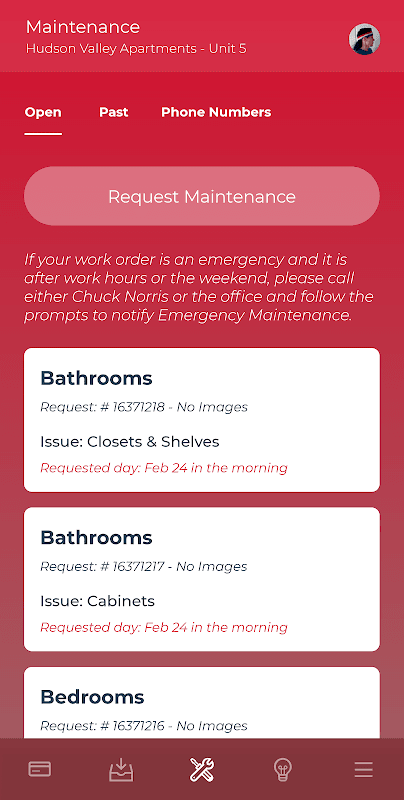Resident Portal screenshot 2