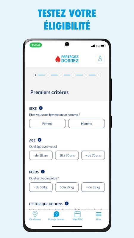 Don de sang screenshot 3