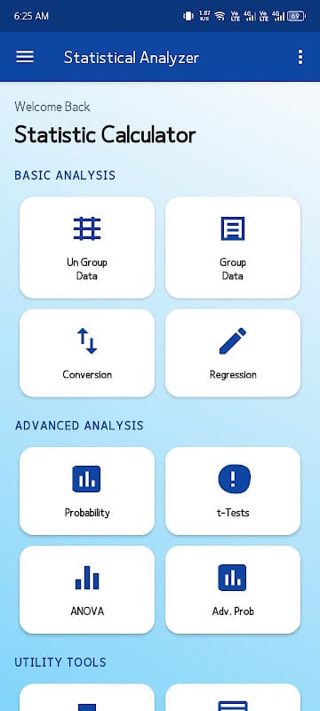 Statistical Analyzer screenshot 1