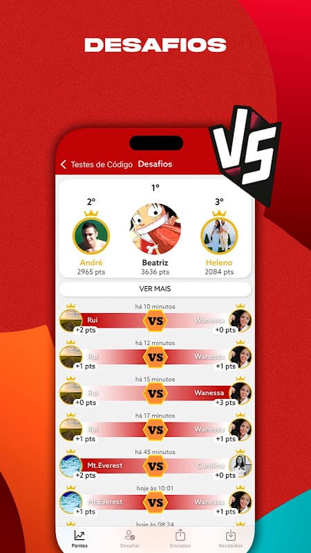Testes de Código 2019 screenshot 4