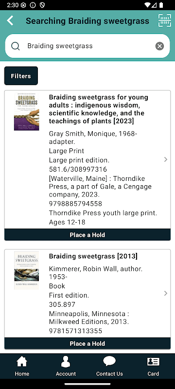 Cary Area Public Library screenshot 2