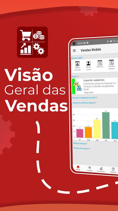 Pedidos, Estoque e Financeiro screenshot 1