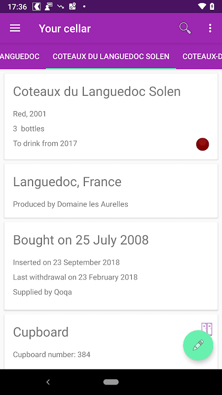 Your Cellar screenshot 6