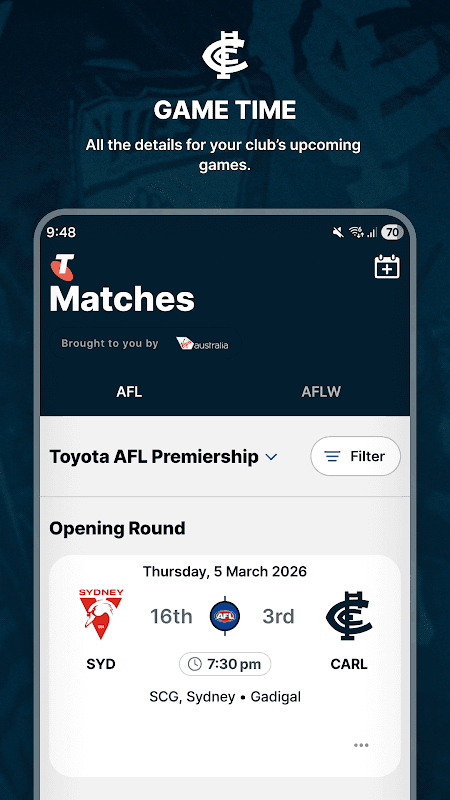 Carlton Official App screenshot 4