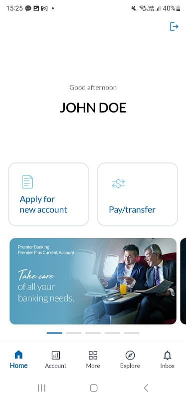 RHB Mobile SG screenshot 1
