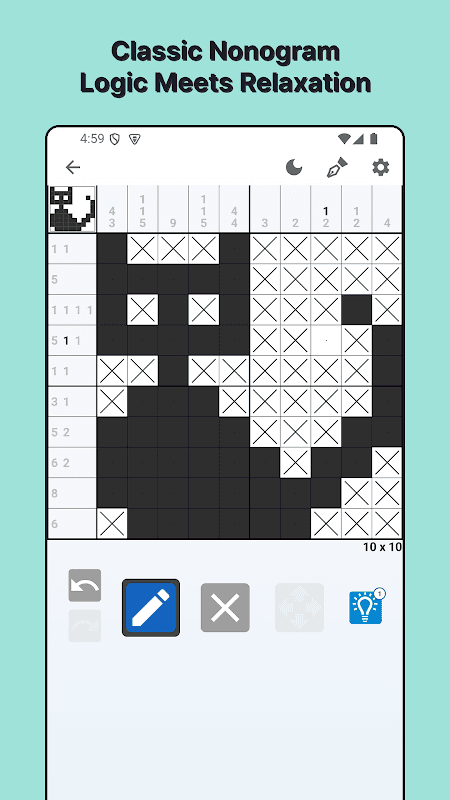 Nonogram Square: Picture Cross screenshot 1