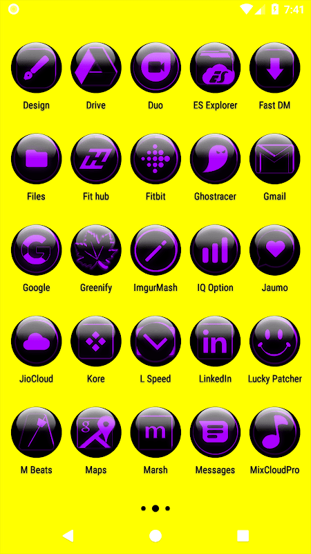 Purple Glass Orb Icon Pack v9.0 Free screenshot 4