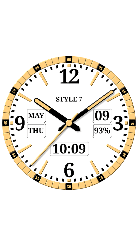 Kit Analog Clock Live Wallpaper-7 screenshot 3