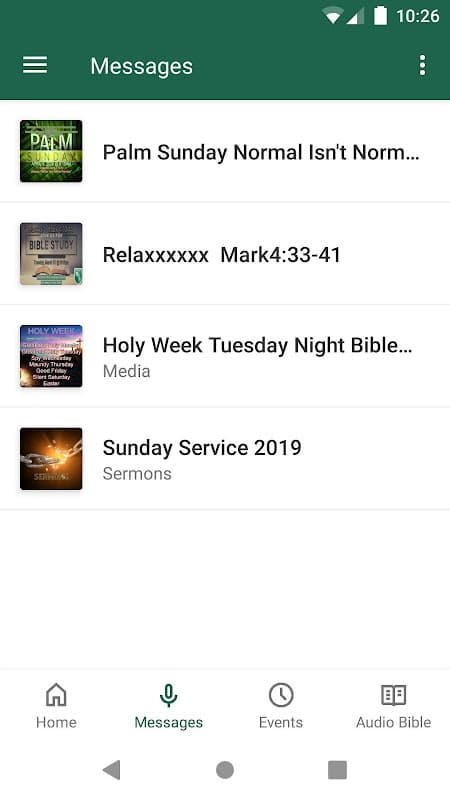 Ned Branch Missionary Baptist screenshot 2