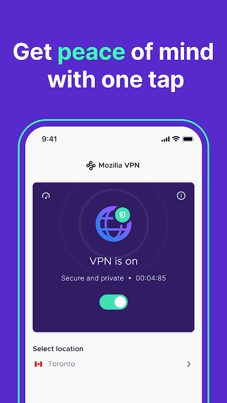 Mozilla VPN - Secure & Private screenshot 3