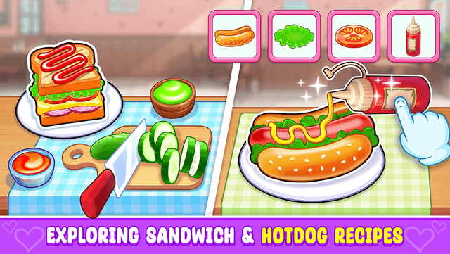 Fast Food - Kids Cooking Games screenshot 1