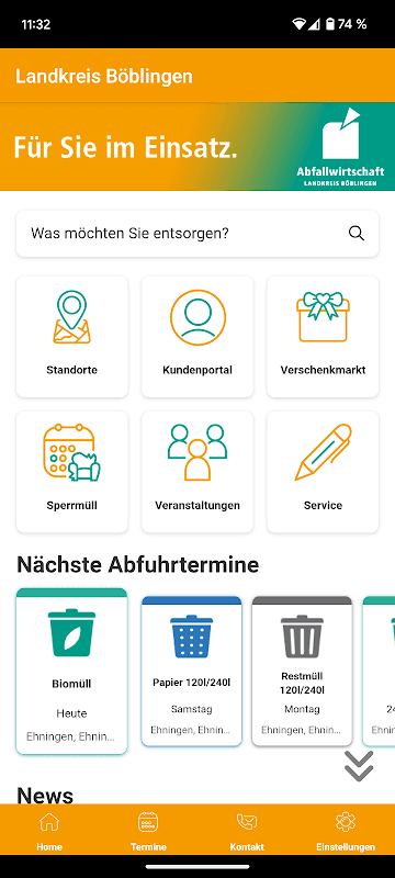 Abfall-App Landkreis Böblingen screenshot 1