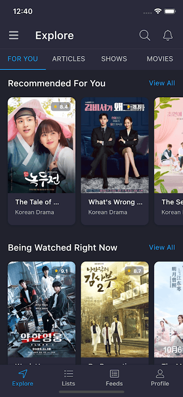 MyDramaList - Asian Drama DB screenshot 1