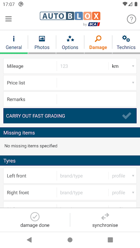 AutoBLOX Inspection app screenshot 3