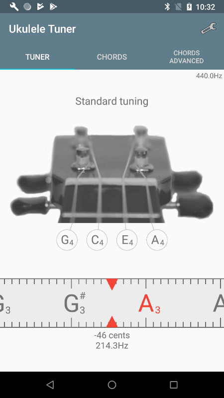 Ukulele Tuner screenshot 1