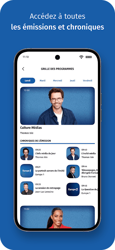 Europe 1: radio, podcast, actu screenshot 2