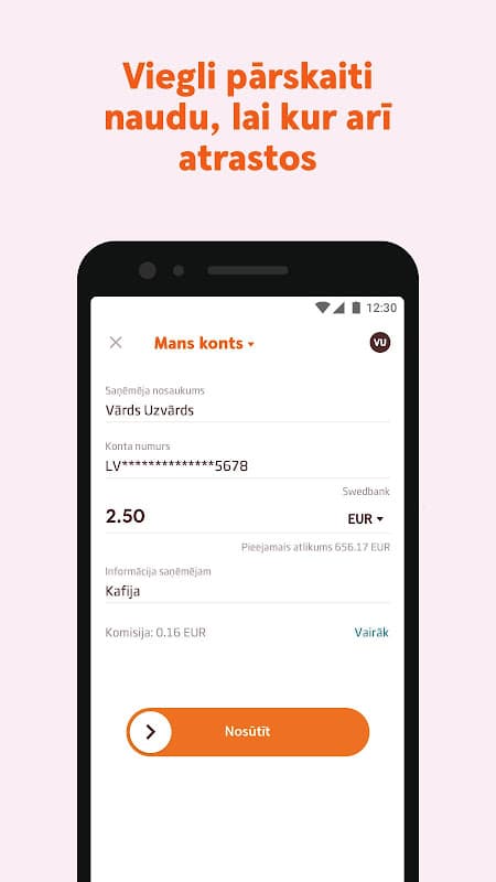 Swedbank Latvia screenshot 3