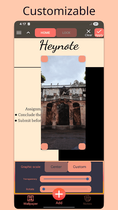 Heynote - Wallpaper Notes screenshot 3