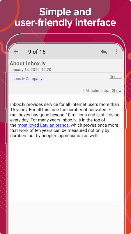 Inbox.lv screenshot 6