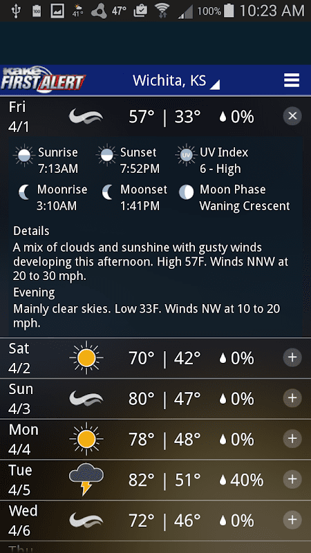 KAKE First Alert Weather screenshot 3