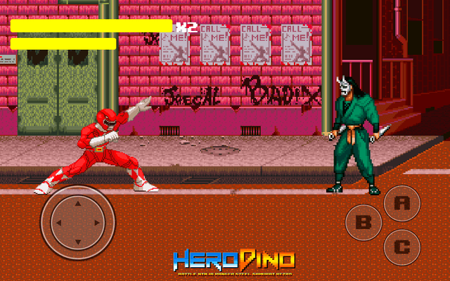 Hero Dino Ninja Ranger Retro screenshot 1