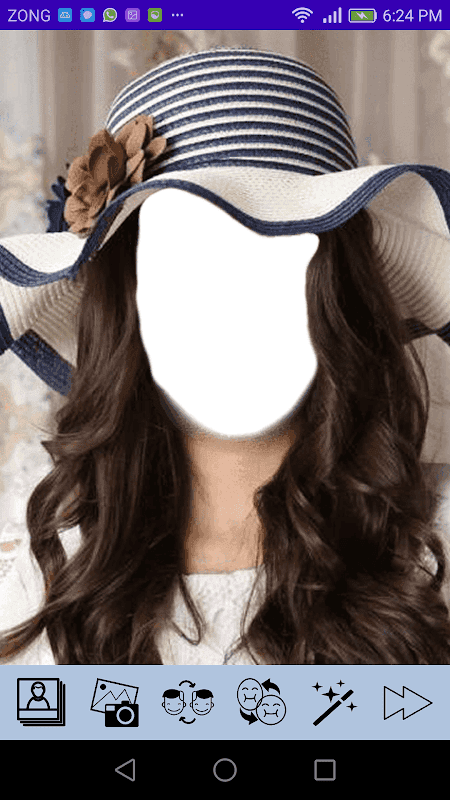 Girls Hat Photo Editor screenshot 2