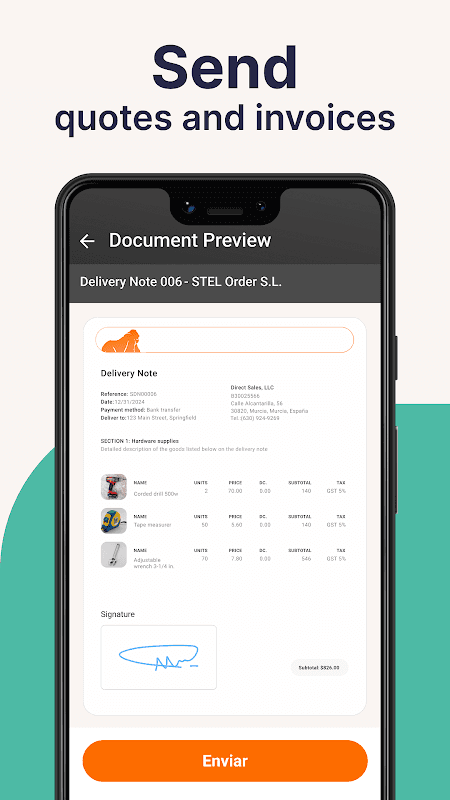 Invoices and quotes | STEL screenshot 3