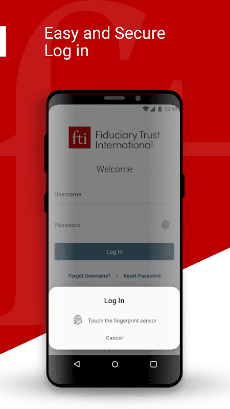 Fiduciary Trust International screenshot 1