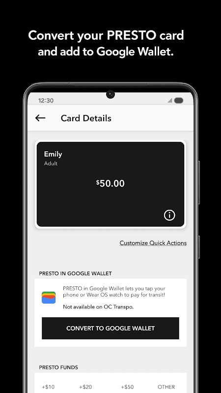 PRESTO screenshot 1