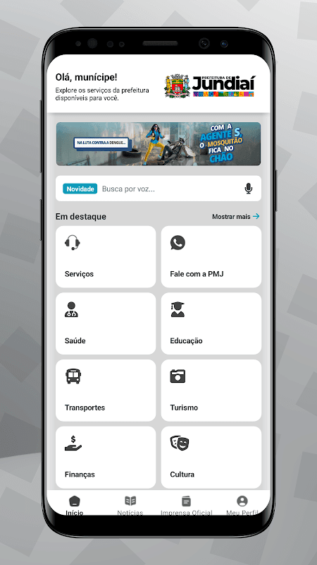 Prefeitura de Jundiaí screenshot 1