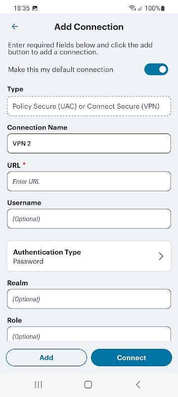Captura 1 de Pulse Secure