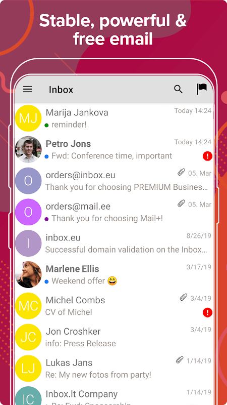 Mail.ee screenshot 1
