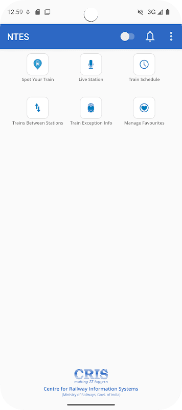National Train Enquiry System screenshot 2