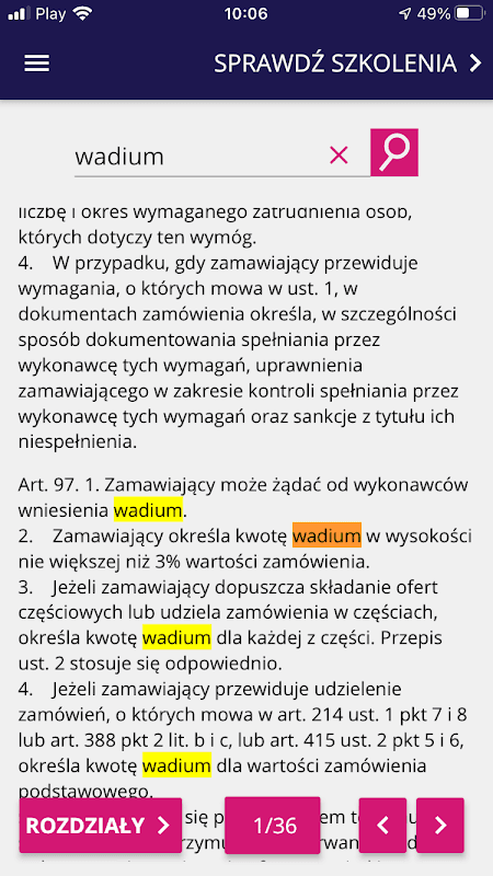 Ustawa Pzp screenshot 1
