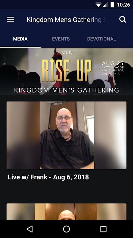 Kingdom Men's Gathering screenshot 1